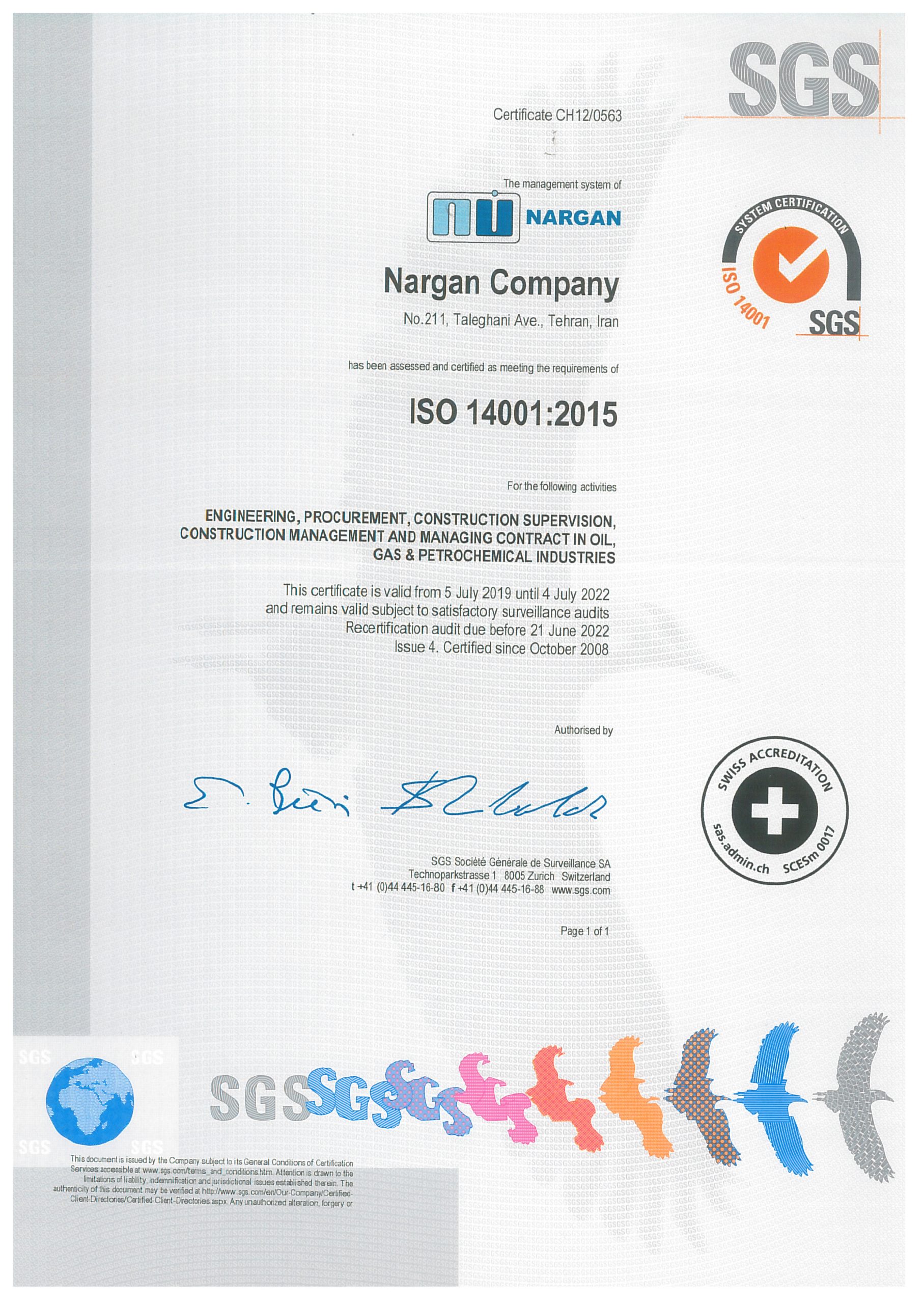 ISO 14001 2015 (2008-2022)